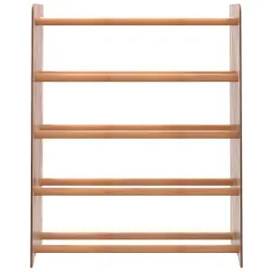 Berkfield Shoe Rack Brown 65x24x81 cm Engineered Wood