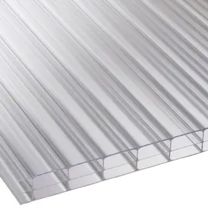 High Impact AntiFog 16mm Clear Polycarbonate Sheet SkyGlaze - UV Protected Panel - 2100x3250mm