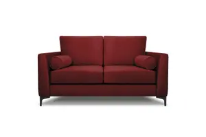 Modern Home Zara 2 Seater and Lovechair Set Oxblood