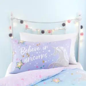 Ombre Unicorn Glow in the Dark Duvet Cover Set