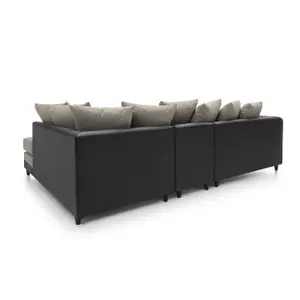 Dylan Large Corner Sofa Right Facing in Sand