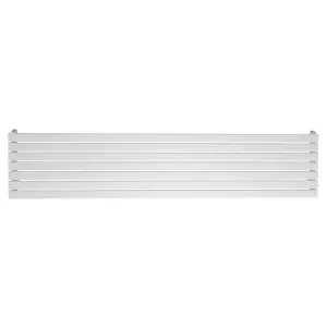 Porter White Single Horizontal Flat Panel Radiator - 1800x475mm