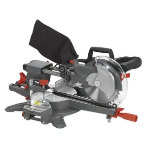 Sealey 240V 216mm Double Sliding Compound Mitre Saw With 1450W Motor SMS216