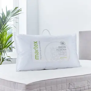 Martex Health & Wellness Seersucker Microfibre Pillow (In Packs of 2)