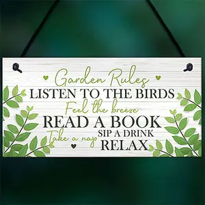 Garden Plaque Hanging Summer House Garden Shed Gifts For Mum Nan Nanny