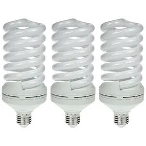 Prolite CFL Helix Spiral 55W E27 Daylight Frosted (3 Pack)