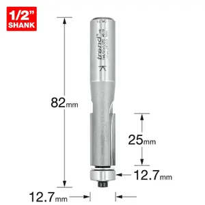 Trend T46/01 x 1/2 TCT 90 Degree Template Profiler 12.7 x 25mm