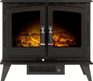 Adam Woodhouse Electric Stove In Black