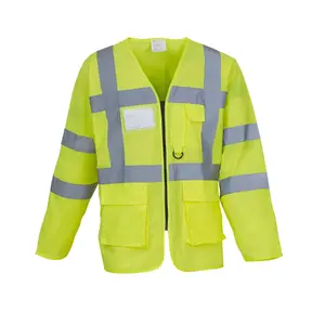 Yoko Unisex Adult Executive High-Vis Long-Sleeved Jacket