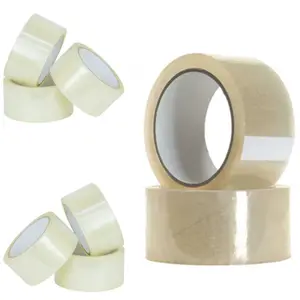 144 Rolls of Clear Low Noise Tape 50mm X 66m Strong Sticky Packaging Parcel Tapes