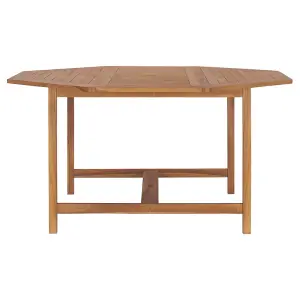 Berkfield Garden Table 150x150x75 cm Solid Teak Wood