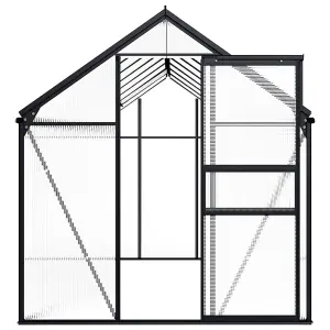 Berkfield Greenhouse Anthracite Aluminium 9.31 m2