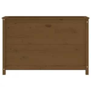 Berkfield Garden Raised Bed Honey Brown 119.5x40x78 cm Solid Wood Pine