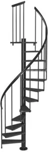 Spiral Staircase Dolle Calgary Anthracite