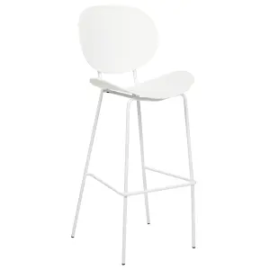 Set of 2 Bar Chairs SHONTO White