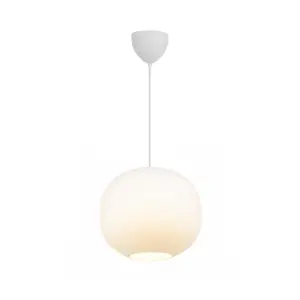 Nordlux Navone Globe Pendant Ceiling Light White E27