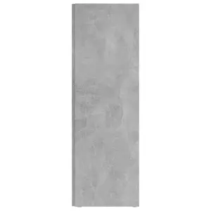 Berkfield Corner Cabinet Concrete Grey 33x33x100 cm Engineered Wood