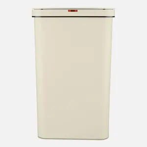 Tower T838005 Sensor Bin with Retainer Ring, Battery-Operated, 50L Cream