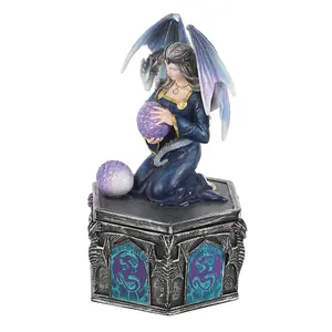 Anne Stokes Dragon Friendship Spring Decorative Box Multicoloured (One Size)