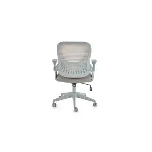 Stylish Grey Mesh Back Office Chair