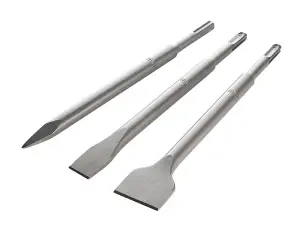 Premium 3 Piece SDS Plus Chisel Set for Demolition and Precision Work