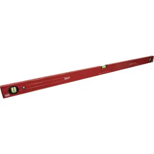 1200mm Aluminium Ribbed Box Spirit Level with Precision 45 Degree Angle Rule