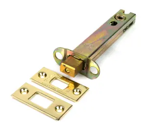 From The Anvil Polished Brass 5" Heavy Duty Tubular Deadbolt