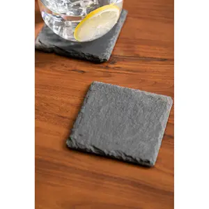 Maison by Premier Slate Square Coasters - Set of 4