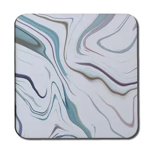 Blue Rippled Marble (Coaster) / Default Title