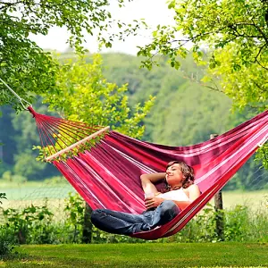 Amazonas Samba Fuego Single  Weatherproof Garden Hammock With Bag