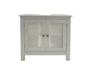 Vera Bathroom Storage Under Sink Cabinet, White