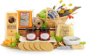 Country Cheese Gift Basket - Cheese Hampers Online