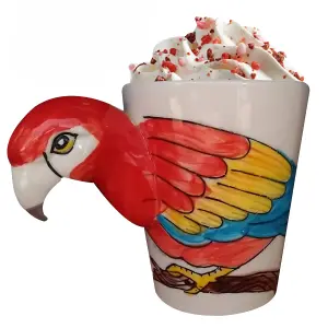 Parrot Mug Coffee & Tea Cup by Laeto House & Home - INCLUDING FREE DELIVERY