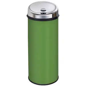 Inmotion 50L Fern Green S/S Auto Automatic Sensor Kitchen Waste Dust Bin