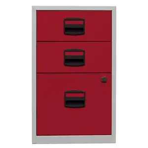 41.3cm Wide 3 -Drawer File Cabinet Red