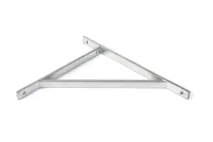 Satin Chrome Chalfont Shelf Bracket (314mm x 250mm)