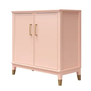 Westerleigh Cabinet with 2 Doors Pale Pink