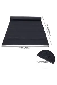 Black Coated Asphalt Roofing Shingles Roll 5x1m Bitumen Cover for Houses & Sheds