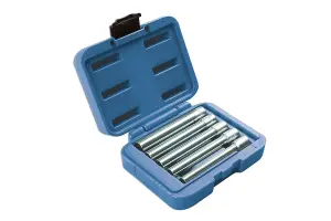 Laser 7032 5pc Socket Set 6pt Extra Long 3/8" Drive 8-14mm