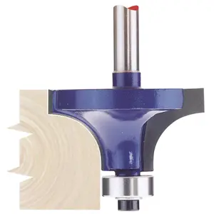 Draper  TCT Router Bit, 1/4" Rounding, 38 x 14mm Radius 75343