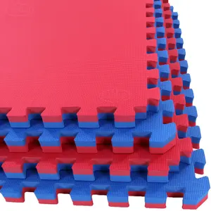 Martial Arts Karate Judo Kick Boxing Gym MMA 40mm in Red/Blue Floor Mat