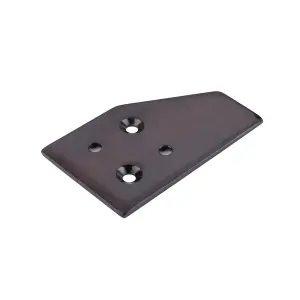 Sash Heritage Spare Striker Plate for Sash stops - 48mm x 28mm - Bronze