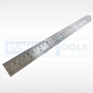 Steel Ruler Measuring Tool 60cm Imperial Metric DIY Joiner Carpenter Wood Metal