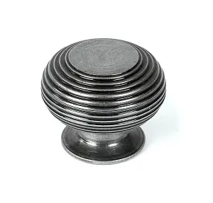 Pewter Beehive Cabinet Knob 40mm