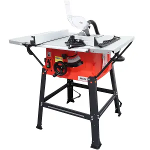 Excel 250mm Table Saw 240V/1800W with Legstand Side Extensions & Blade