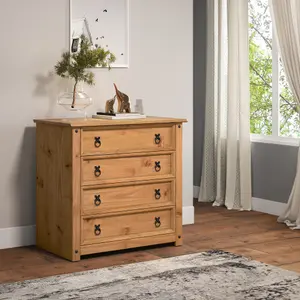 Mercers Furniture Corona Small 4 Drawer Chest of Drawers