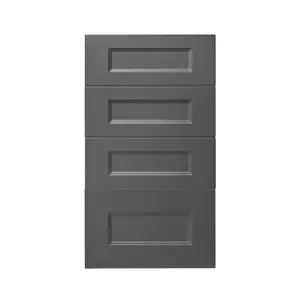 GoodHome Artemisia Matt graphite Drawer front, Pack of 1 (H)715mm (W)397mm (T)18mm