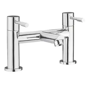 Nes Home Remy Basin & Bath Filler Mixer Taps Chrome