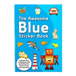 Alligator The Awesome A4 Sticker Book Blue/Multicoloured (One Size)