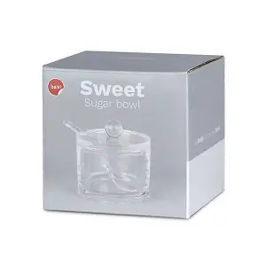 Acrylic Round 200g Sugar Sweetener Kitchen Storage Bowl